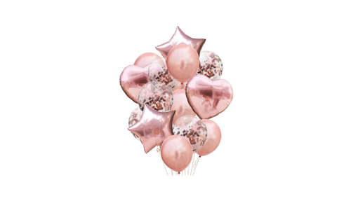 Picture of BIRTHDAY FOIL BALOON HEART&STAR 